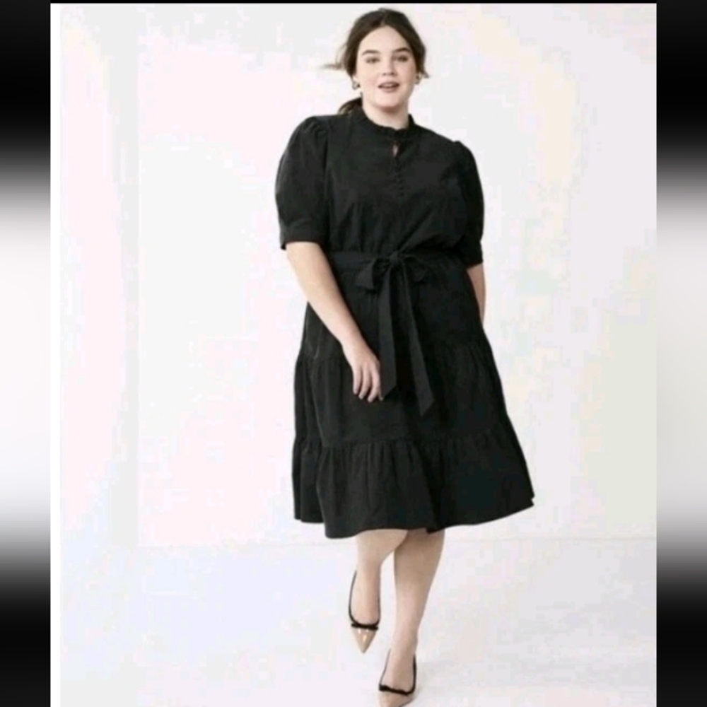 Draper James RSVP Corduroy Tiered Dress